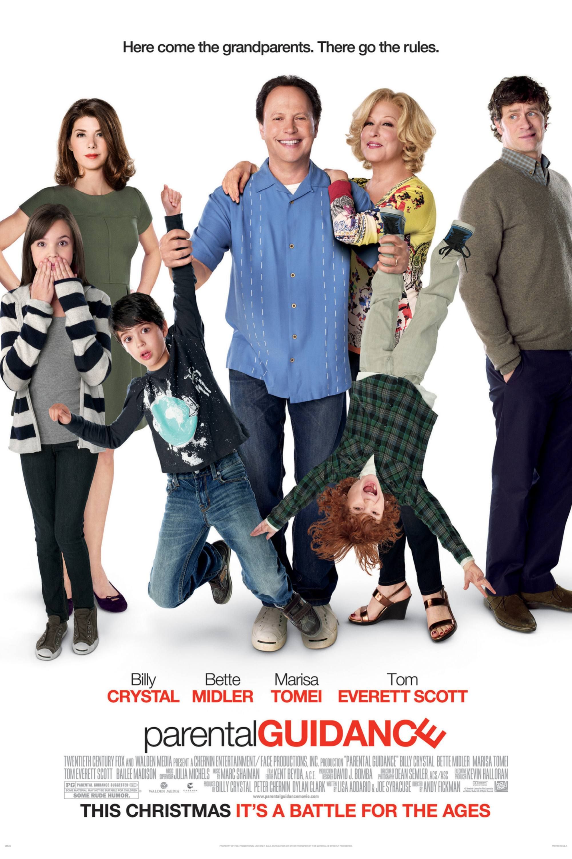 Parental Guidance - Poster - Billy Crystal, Bette Midler, Marisa Tomei &amp; Tom Everett scott