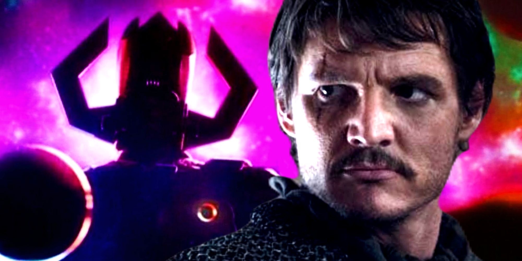 Pedro Pascal in Game of Thrones and The Fantastic Four's Galactus in Marvel Comics Silhouette Art-1