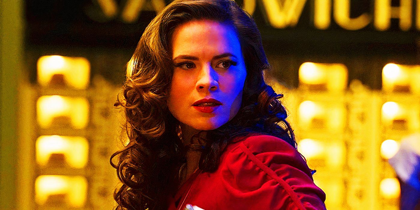 Peggy Carter fighting in Agent Carter series
