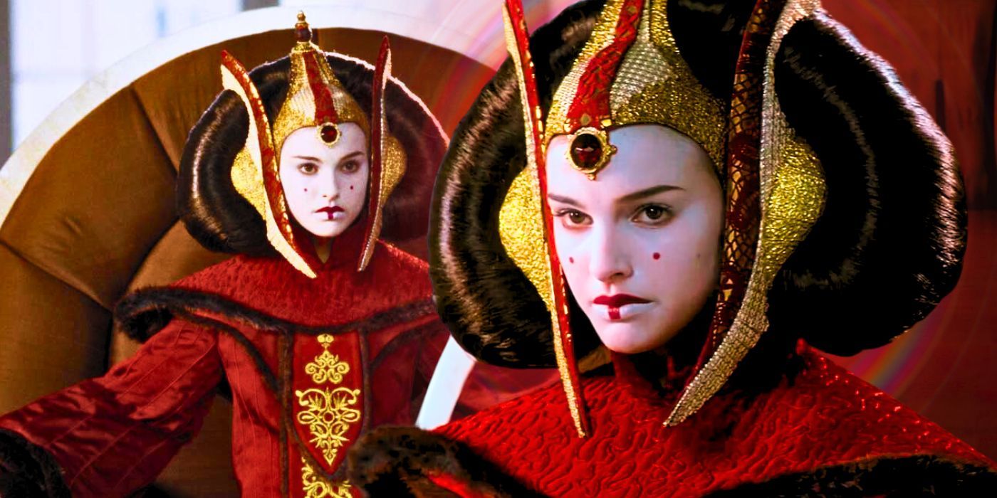 Natalie Portman as Queen Padme Amidala in Star Wars The Phantom Menace.