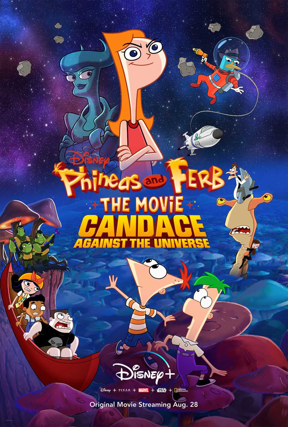 Phineas and Ferb the Movie Candace Against the Universe Poster