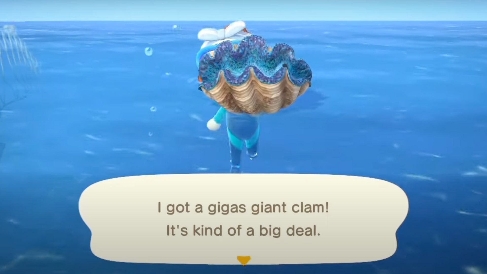 How To Find (& Catch) The Gigas Giant Clam In Animal Crossing: New Horizons