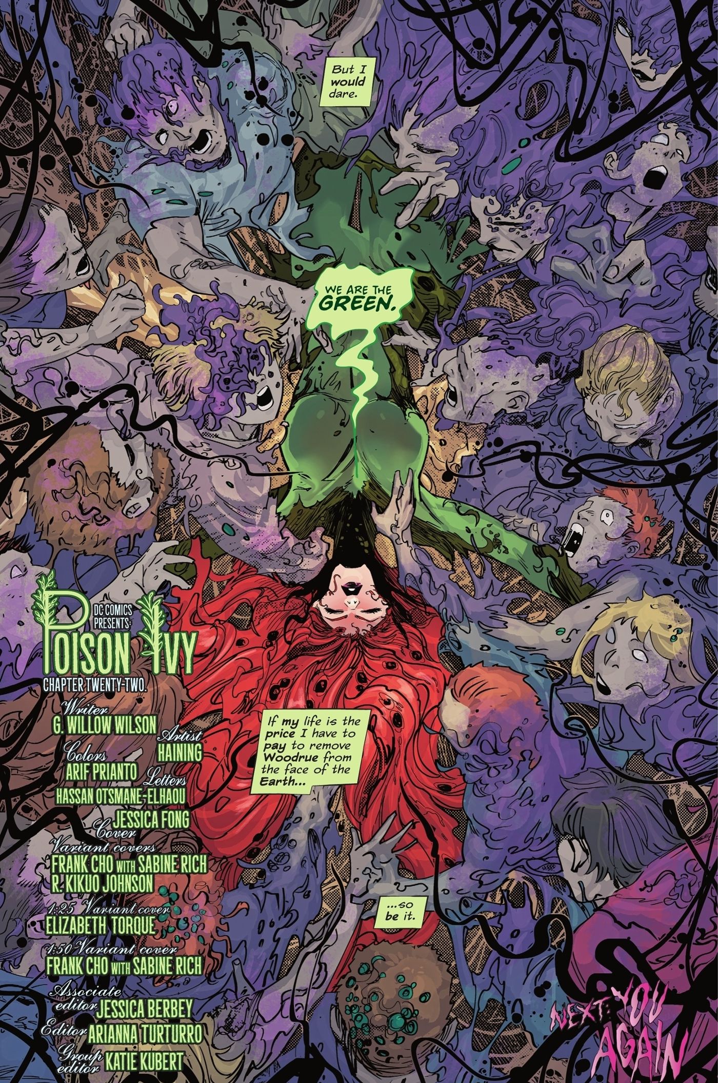 Poison Ivy se sacrifica, tornando-se oficialmente uma heroína