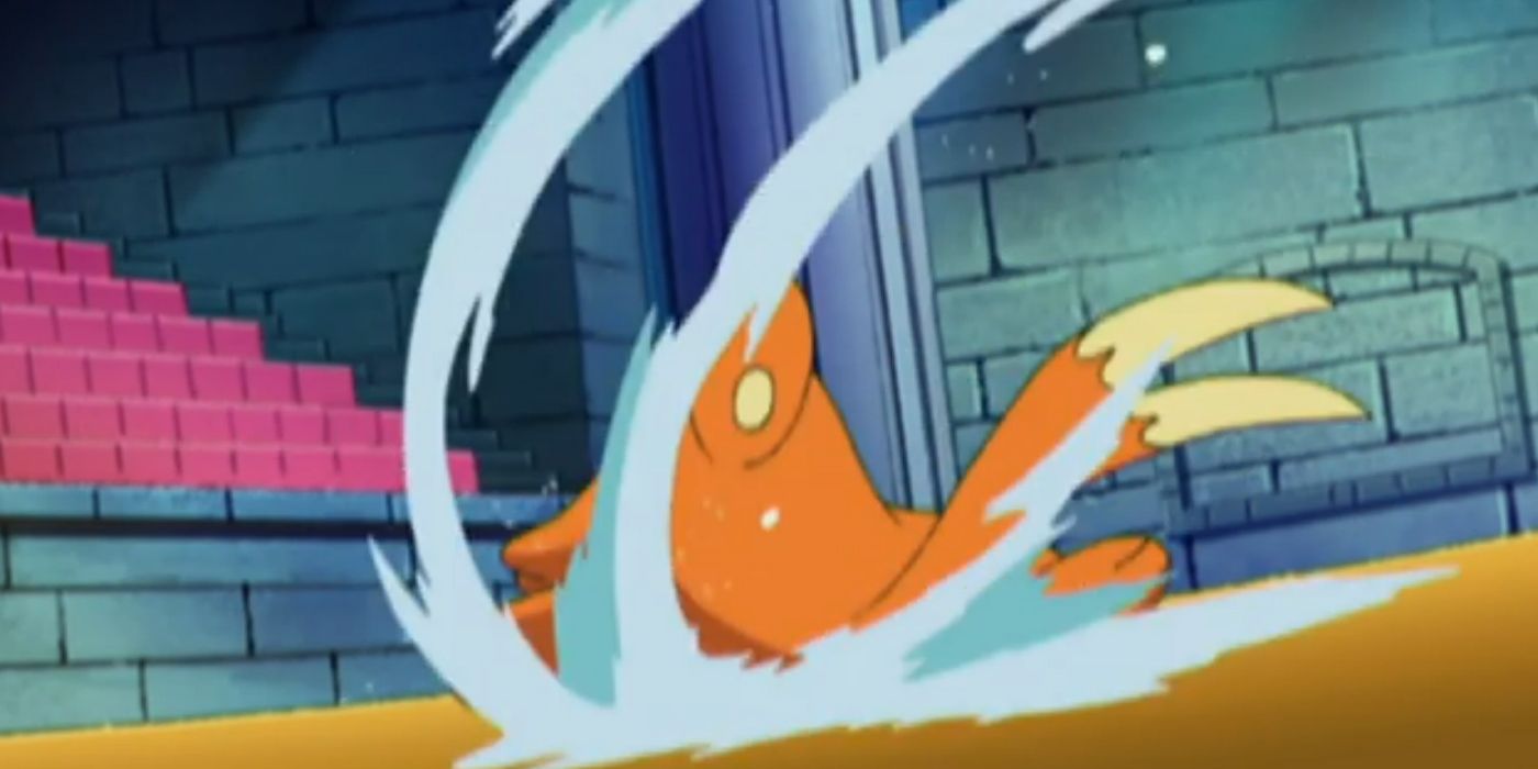 Pokémon: Buizel de Ash usa sua nova técnica Counter Shield