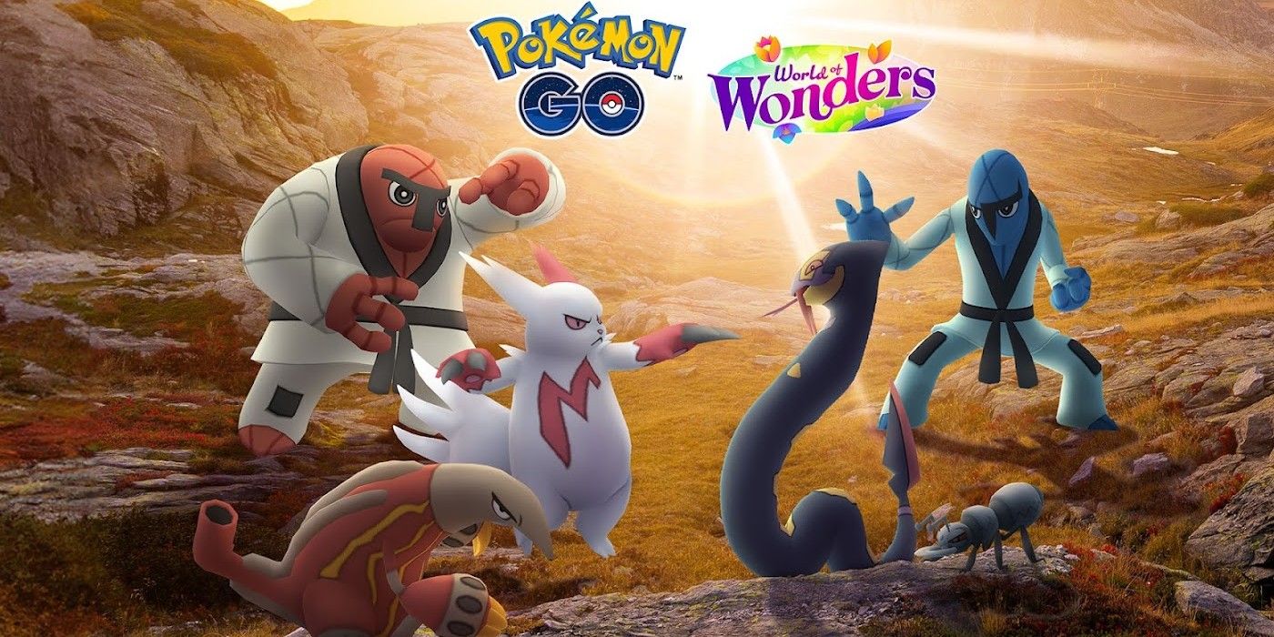 Gráfico da Pokémon GO Rivals Week com uma foto de Zangoose