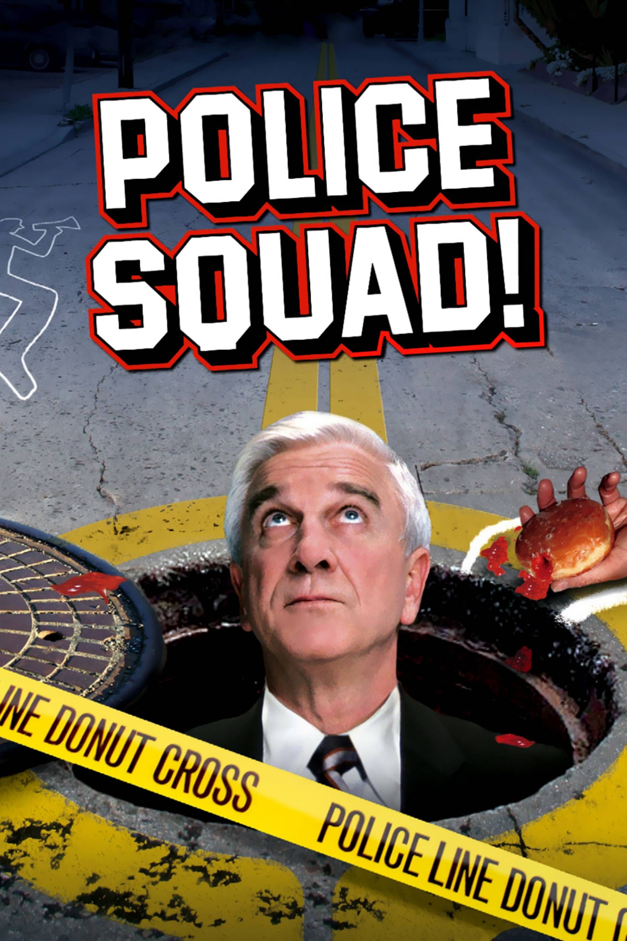 Police Squad (1982) - Poster - Leslie Nielsen in a sewer