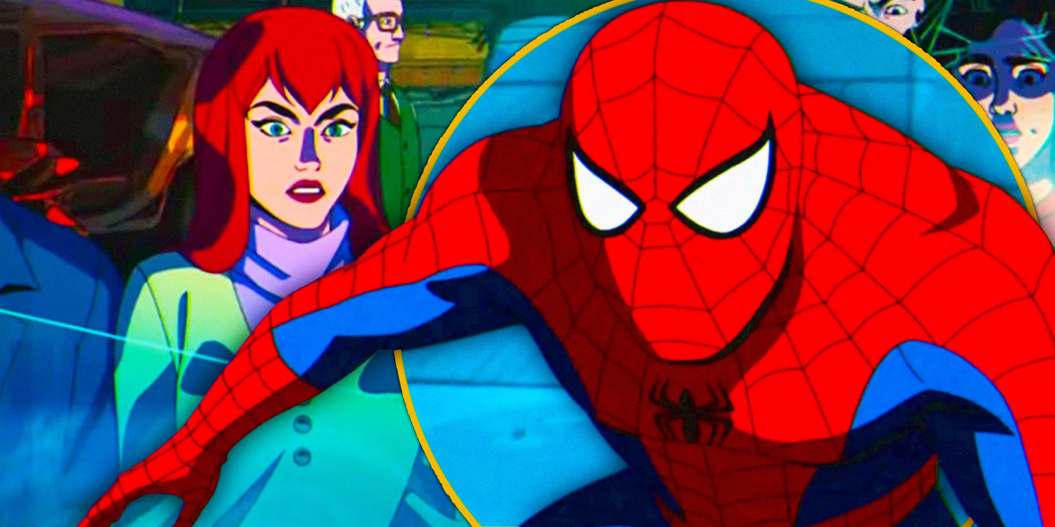 Spider Man and Mary Jane in X Men 97