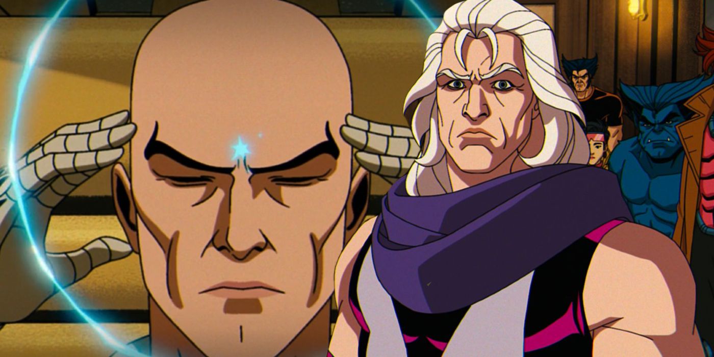 Professor X e Magneto vistos em X-Men '97 (2024)