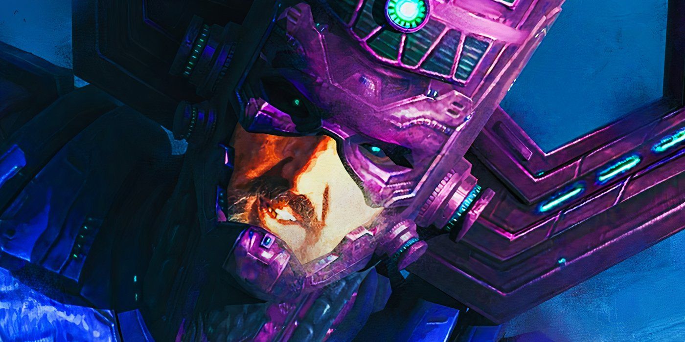 Ralph Ineson como Galactus na arte do Quarteto Fantástico do Marvel Studios