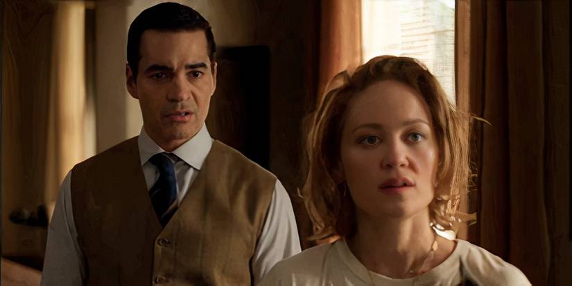 Ramon Rodriguez as Will Trent and Erike Christensen as Angie Polaski in Will Trent season 2, episode 10