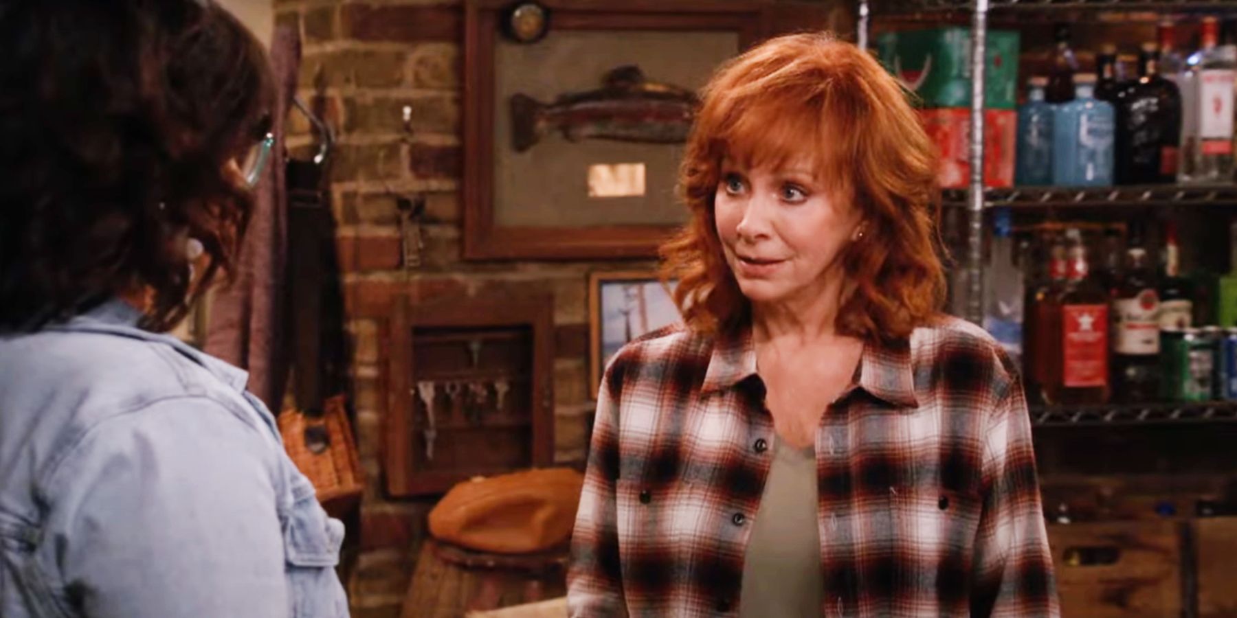 Reba McEntire as Bobbie looking exasperated in Happy's Place