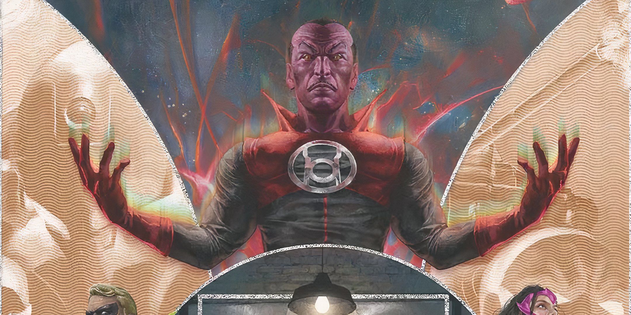 Lanterna Vermelha Sinestro com novo traje DC