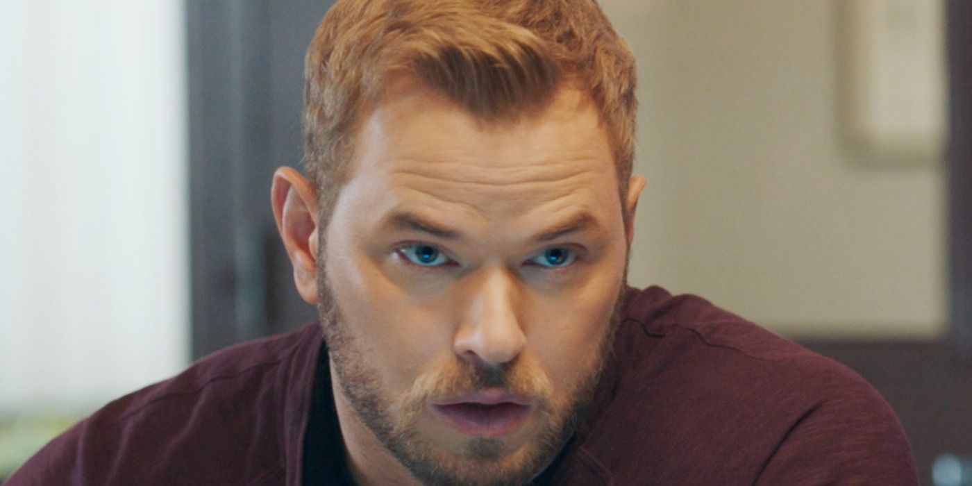 Kenny Corsby (Kellan Lutz) with serious expression on FBI: Most Wanted