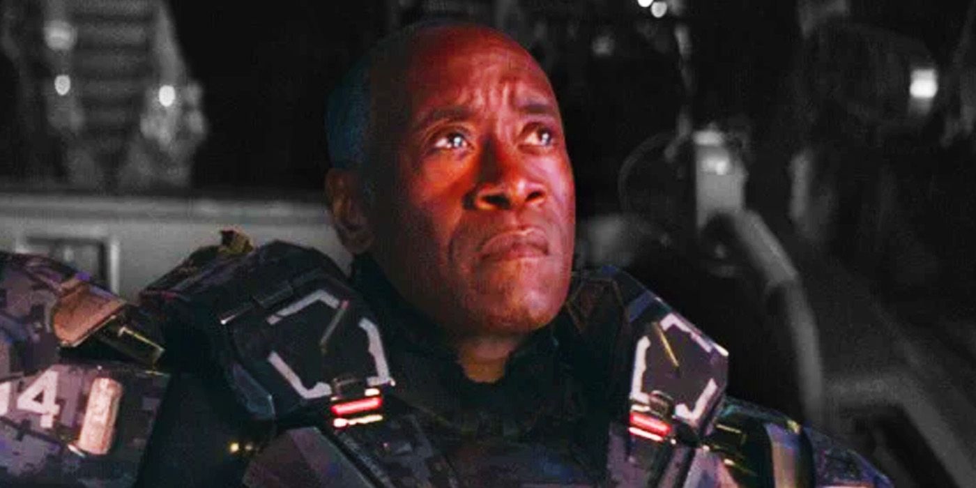 Rhodey's War Machine going into space in Avengers Endgame