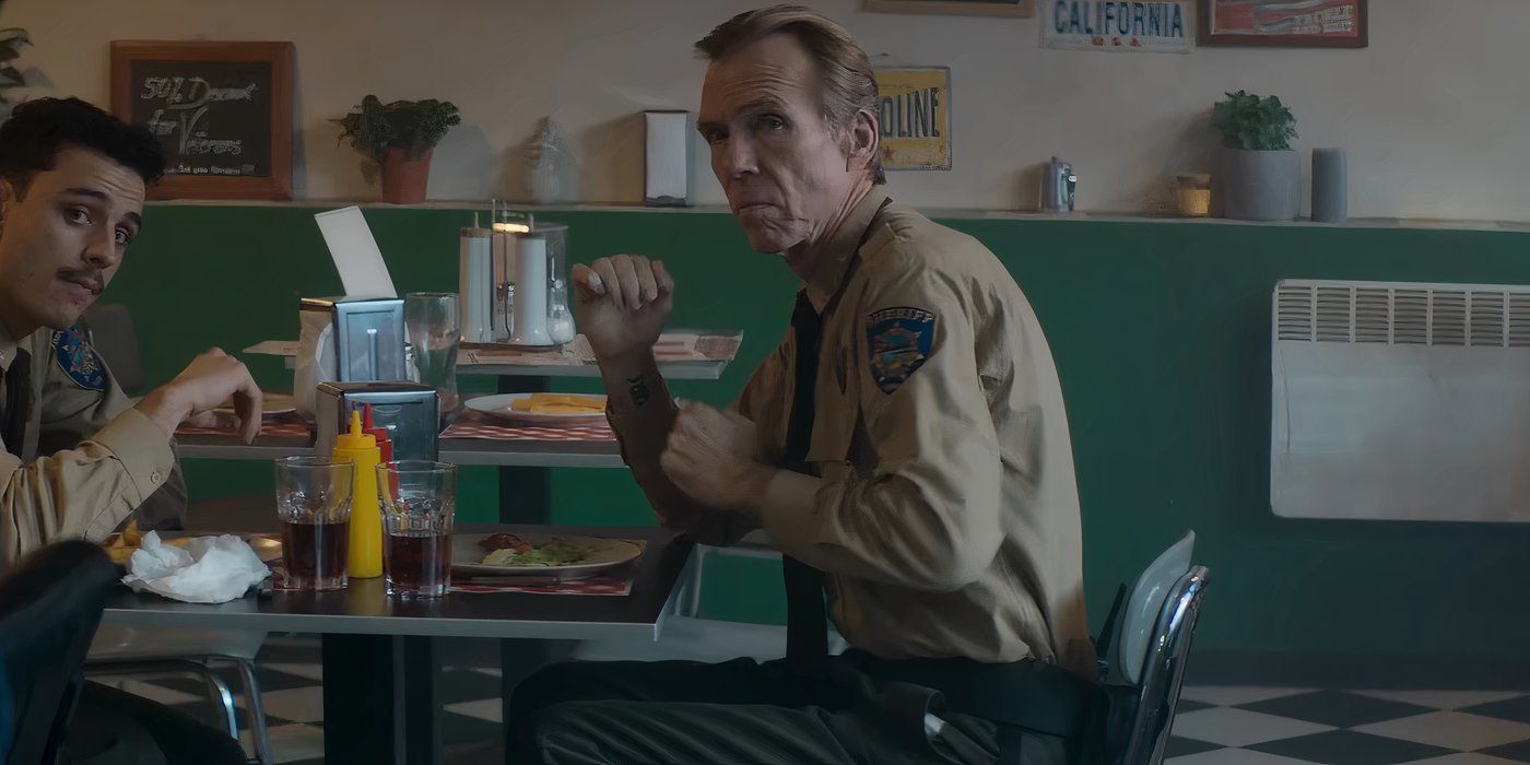 Richard Brake as Sheriff Rotter in The Strangers Chapter 1