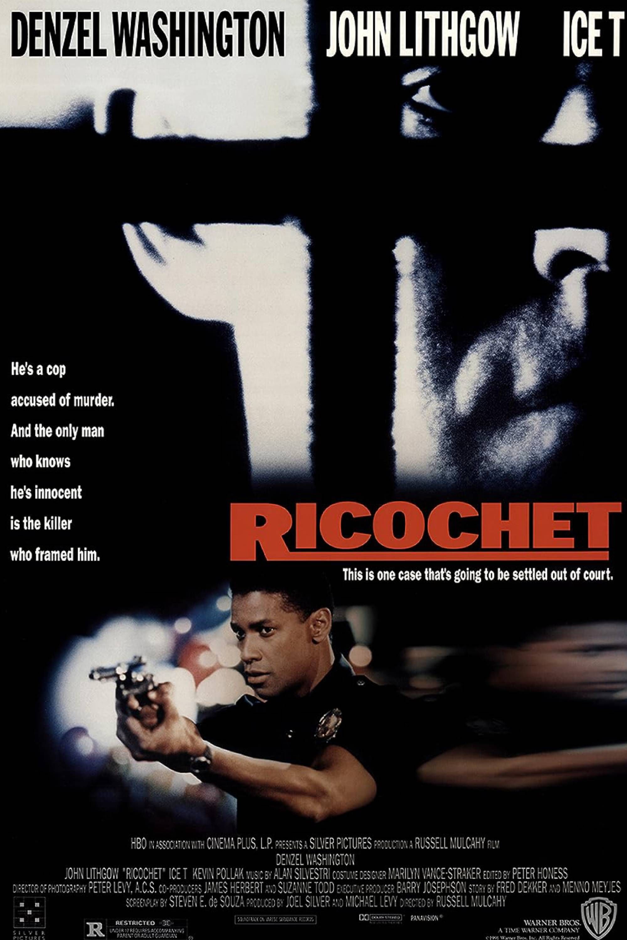 Ricochet (1991) - Poster - Denzel Washingtion as a cop