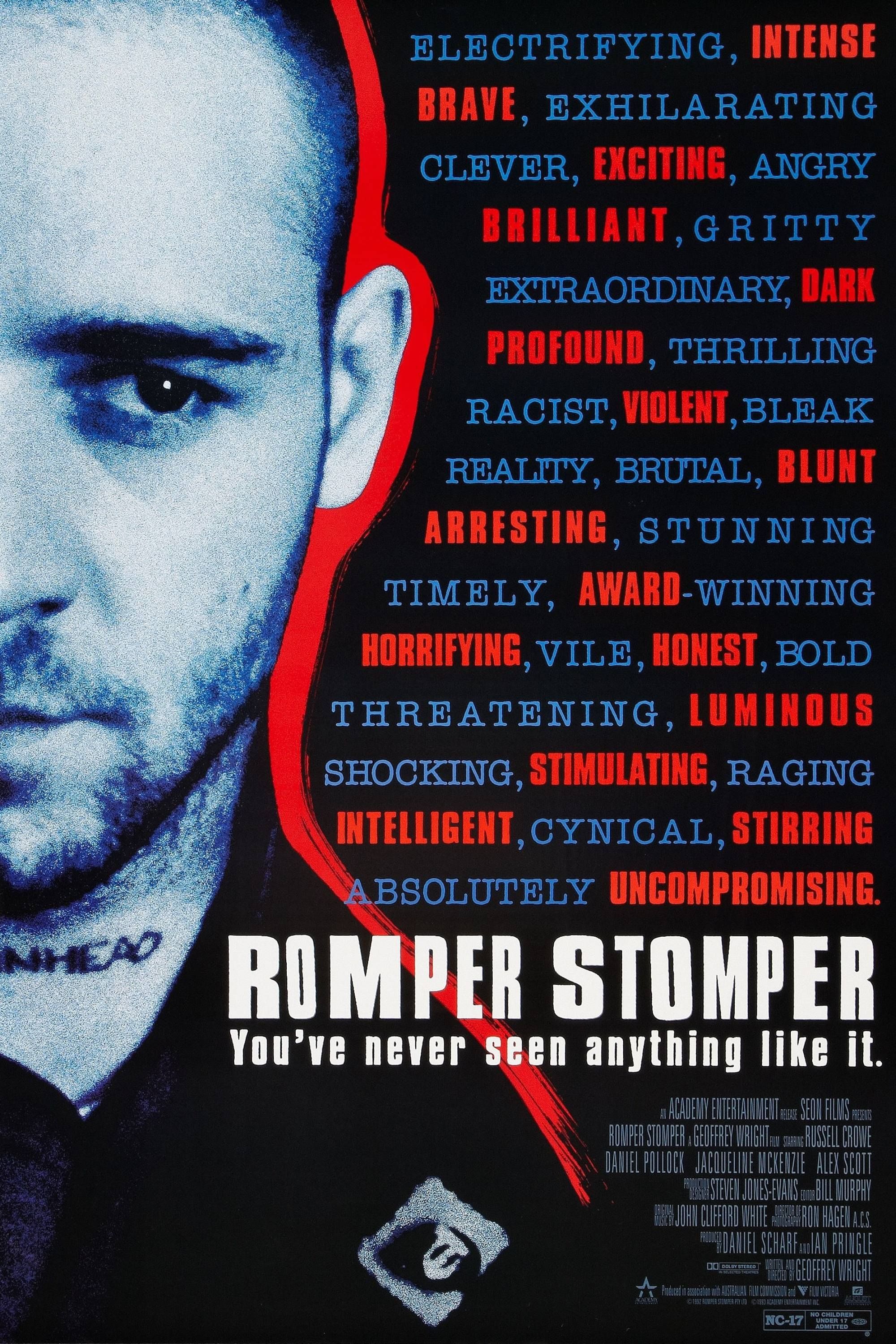 Romper Stomper (1992) - Poster - Russell Crowe
