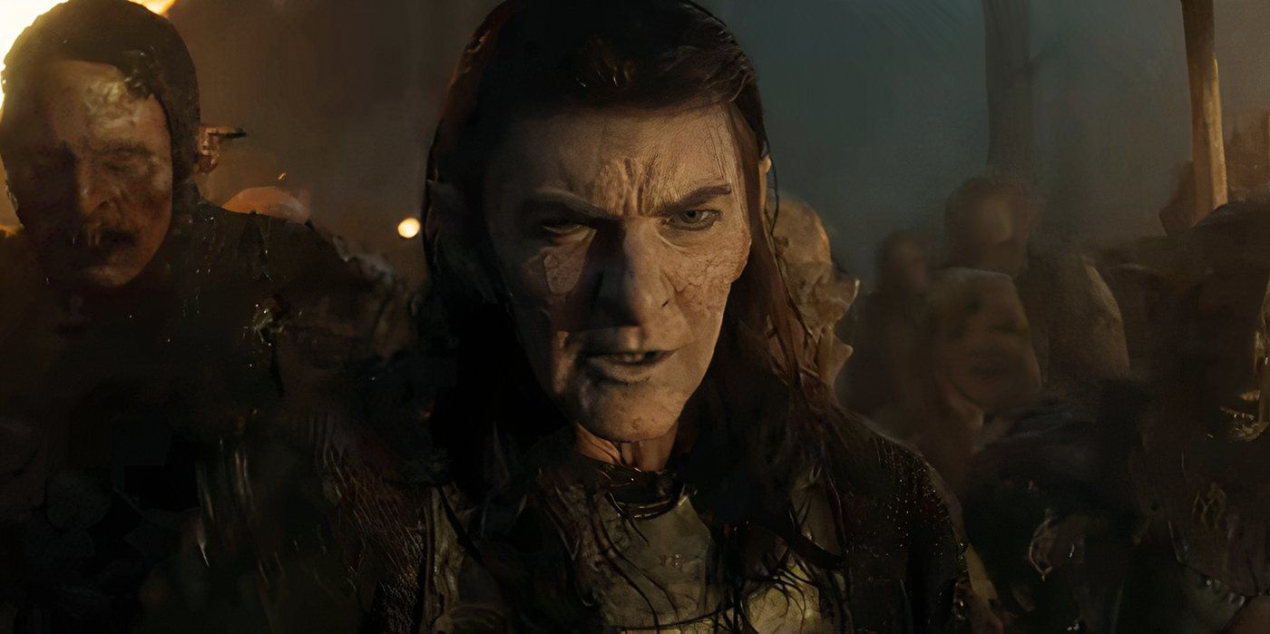 Sam Hazeldine como Adar na segunda temporada de The Rings of Power.