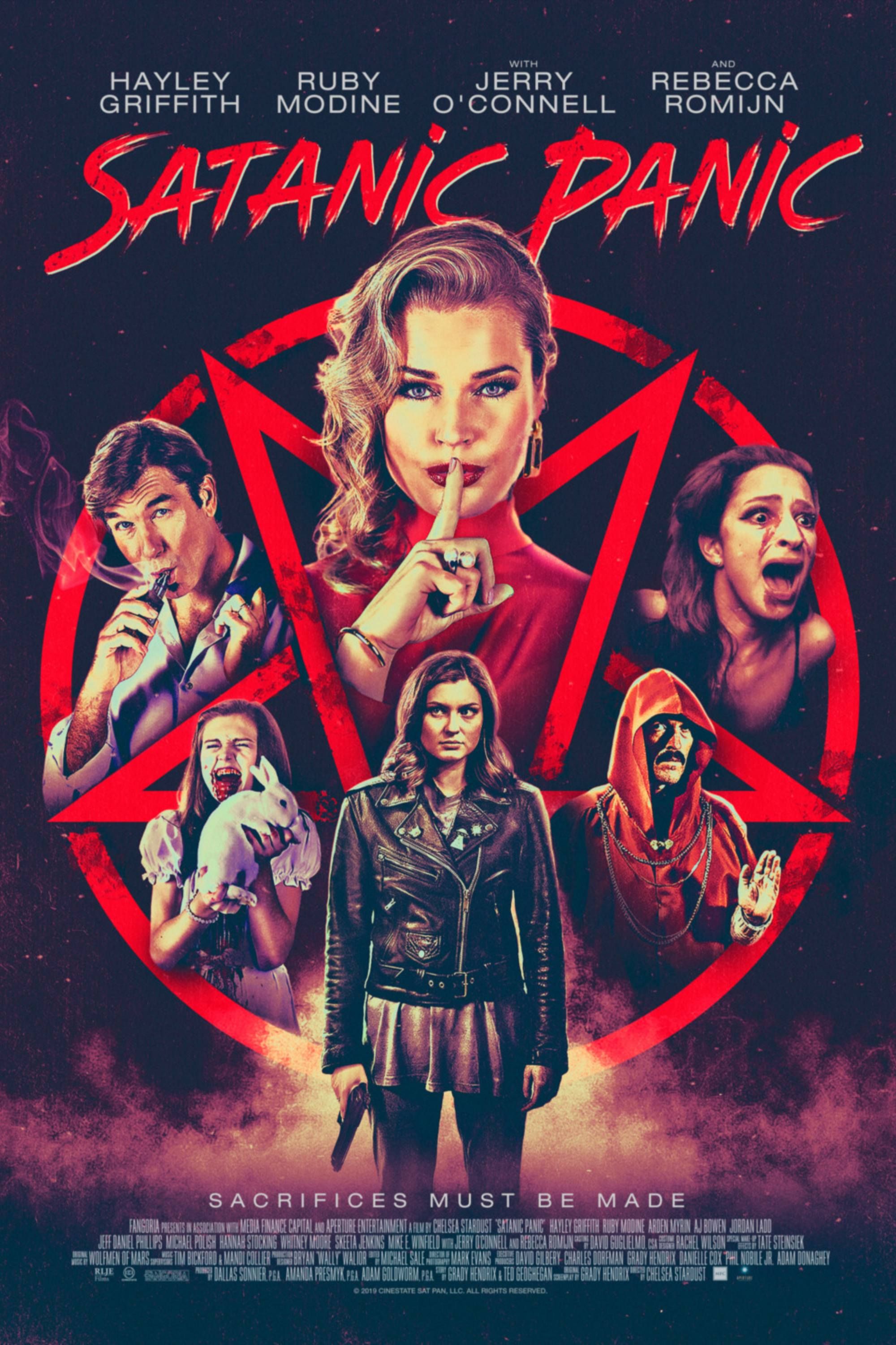 Satanic Panic (2019) - Poster - Hayley Griffith, Ruby Modine, Jerry O&rsquo;Connell &amp; Rebecca Romijn