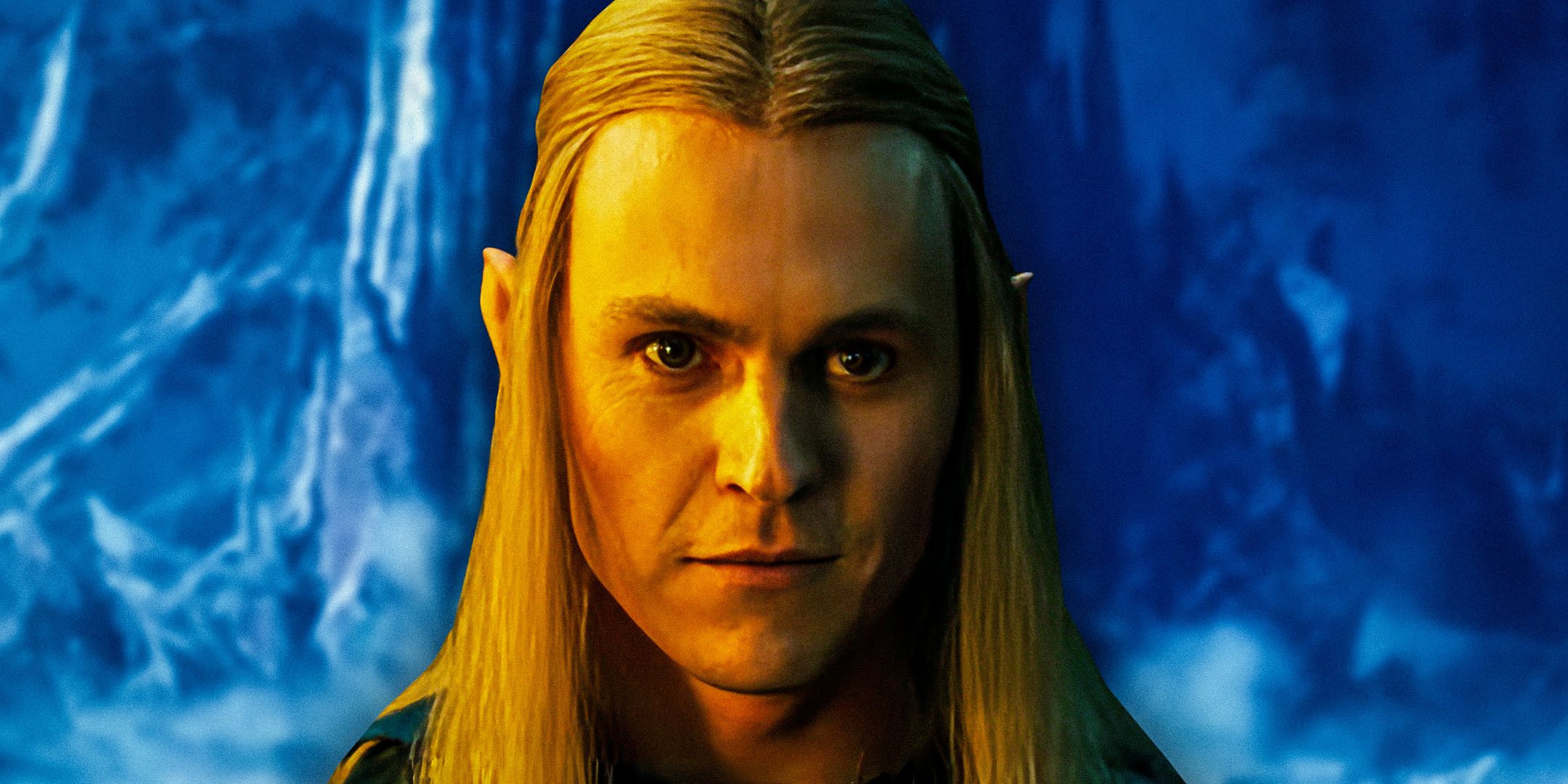 Sauron as Annatar played by Charlie Vickers in The Rings of Power season 2.