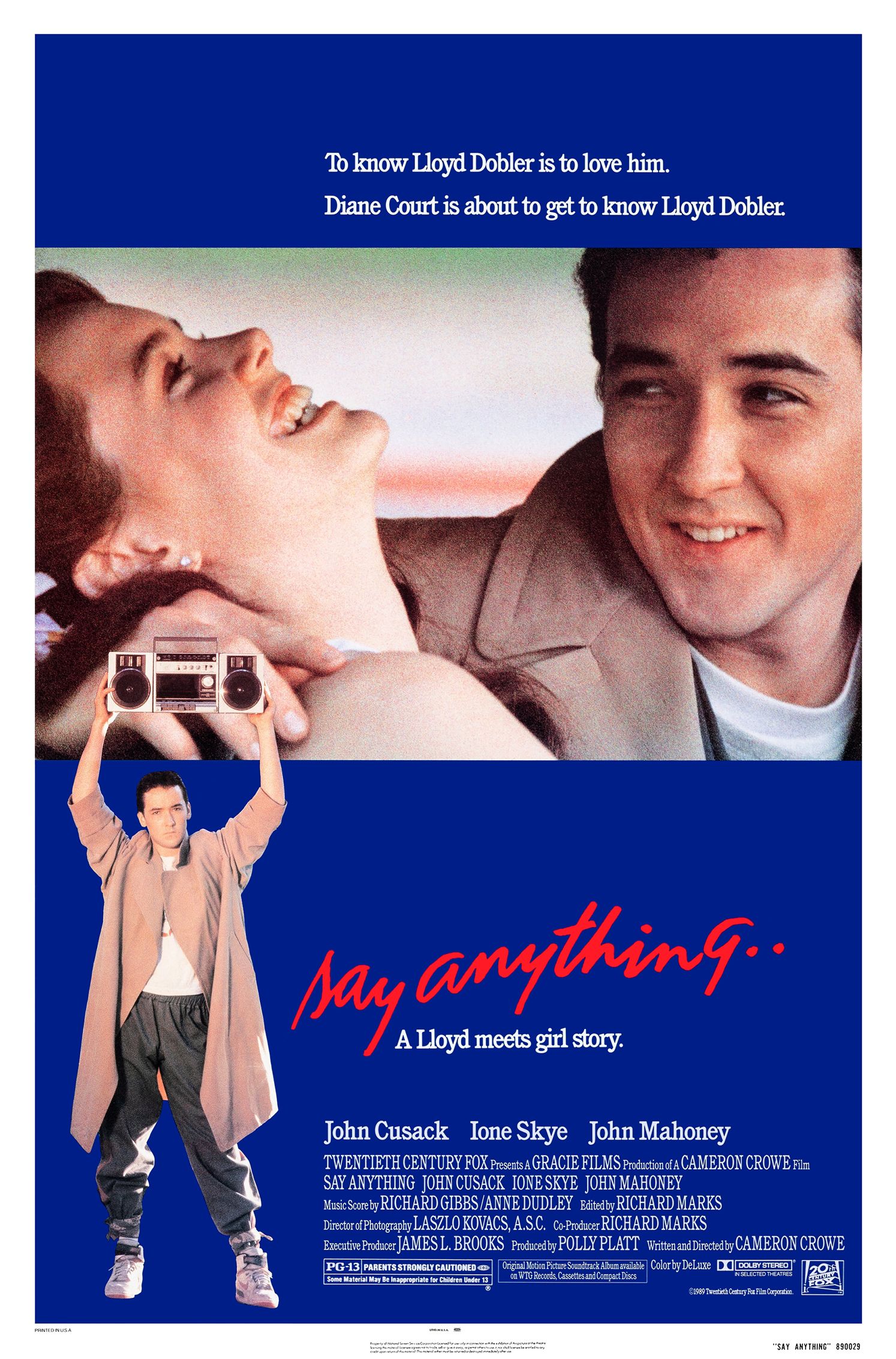 Say Anything 1989 Film Poster