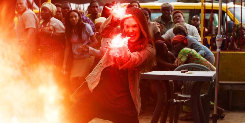 Scarlet Witch catching Crossbones in Captain America Civil War