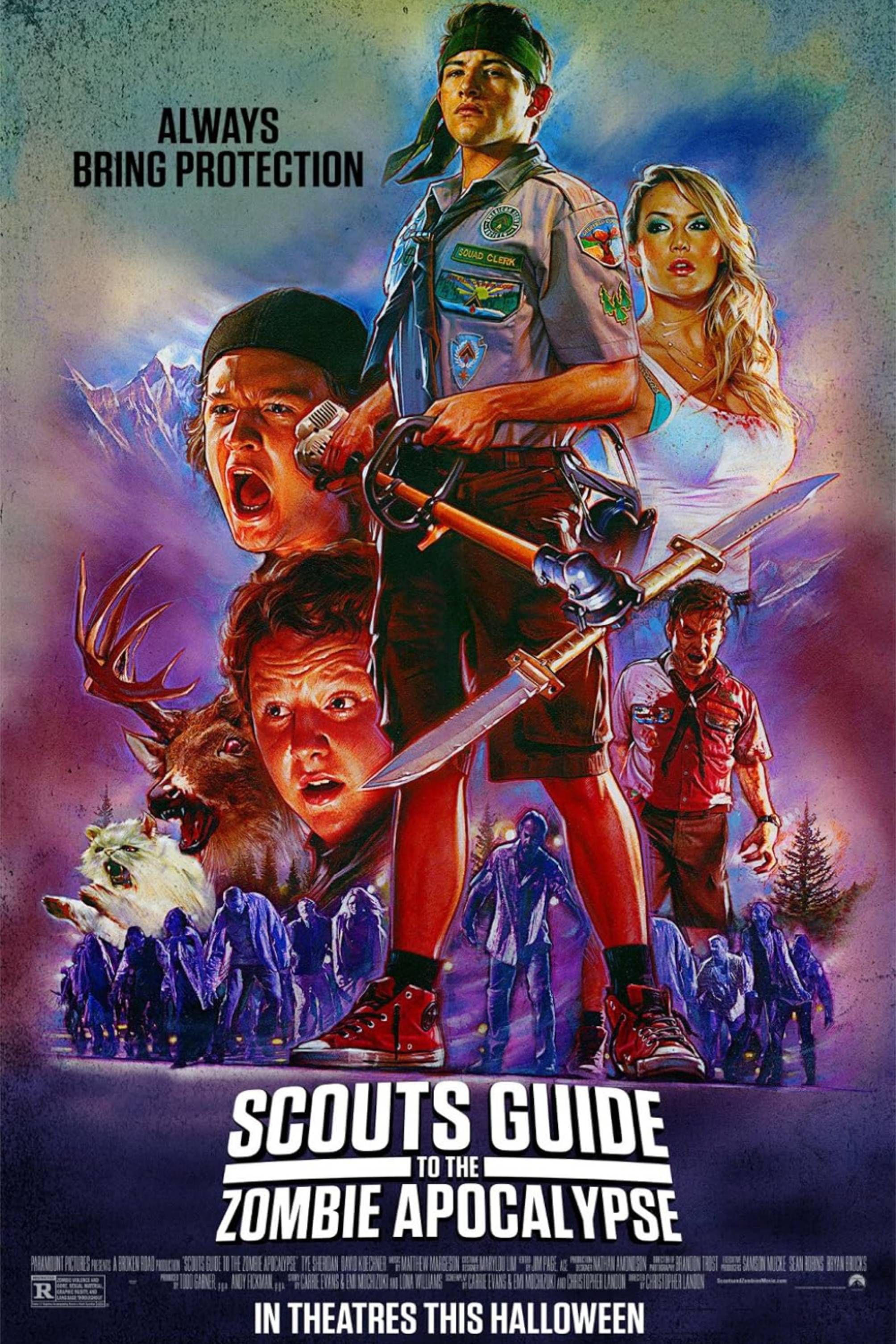 Scouts Guide To The Zombie Apocalypse (2015) - Poster