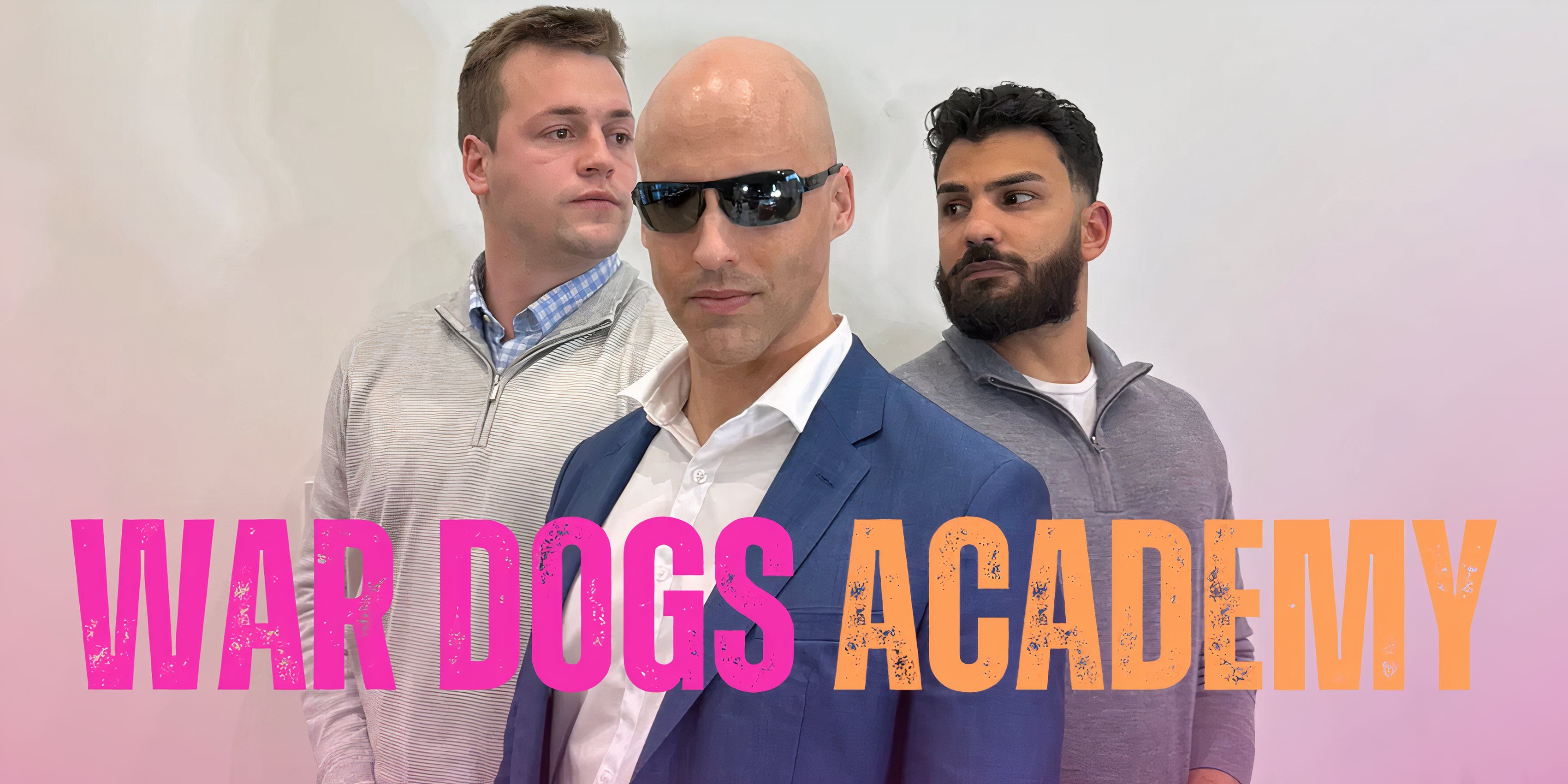 David Packouz and his co-founders in a War Dogs Academy advertisement