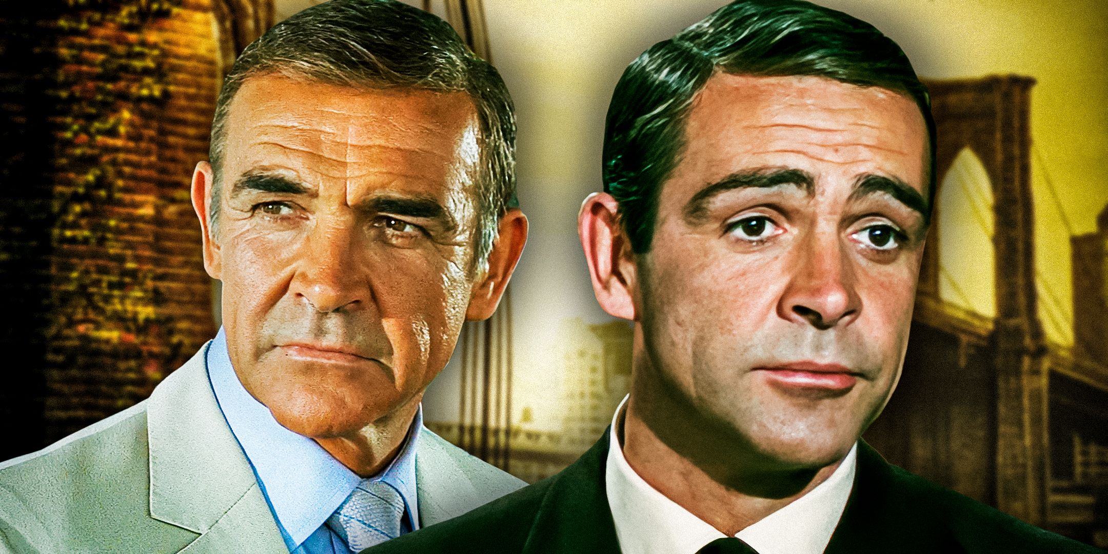 Custom image of Sean Connery in two James Bond movies
