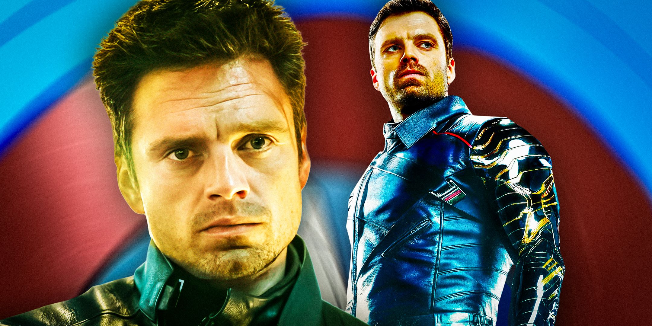 Sebastian Stan Standing as Bucky Barnes a.k.a. the Winter Soldier from the MCU Franchise
