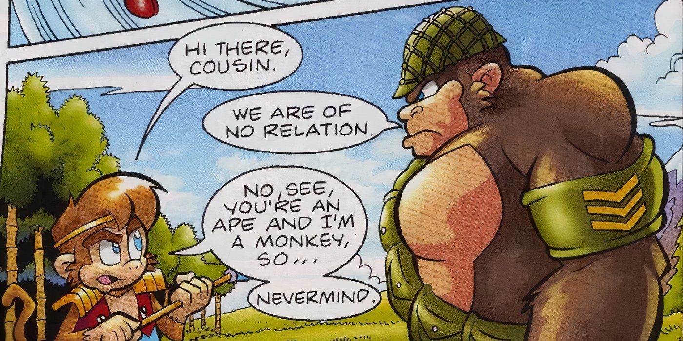 Sergeant Simian from the Sonic the Hedgehog comics