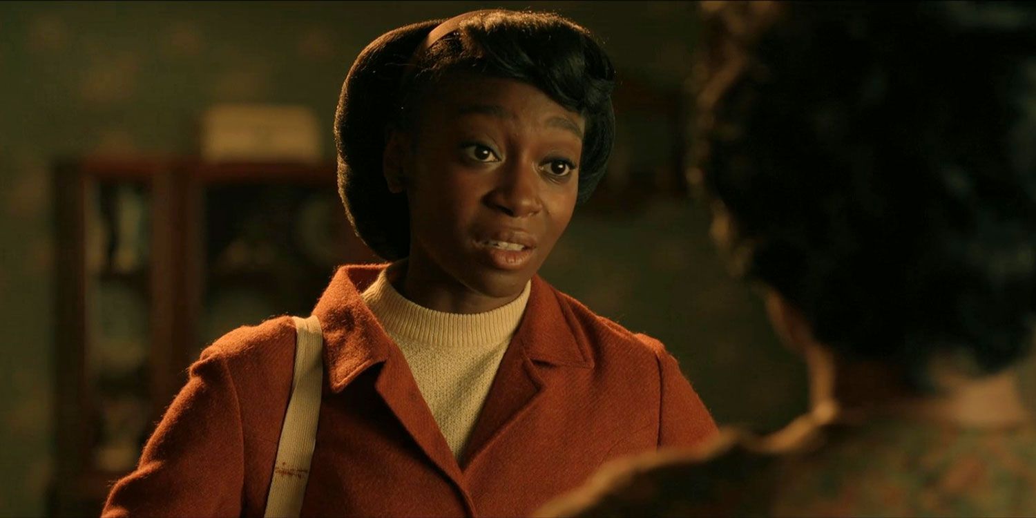 Shahadi Wright Joseph dans le rôle de la mère biologique de Ruby Lee Emory Dawn dans Them The Scare