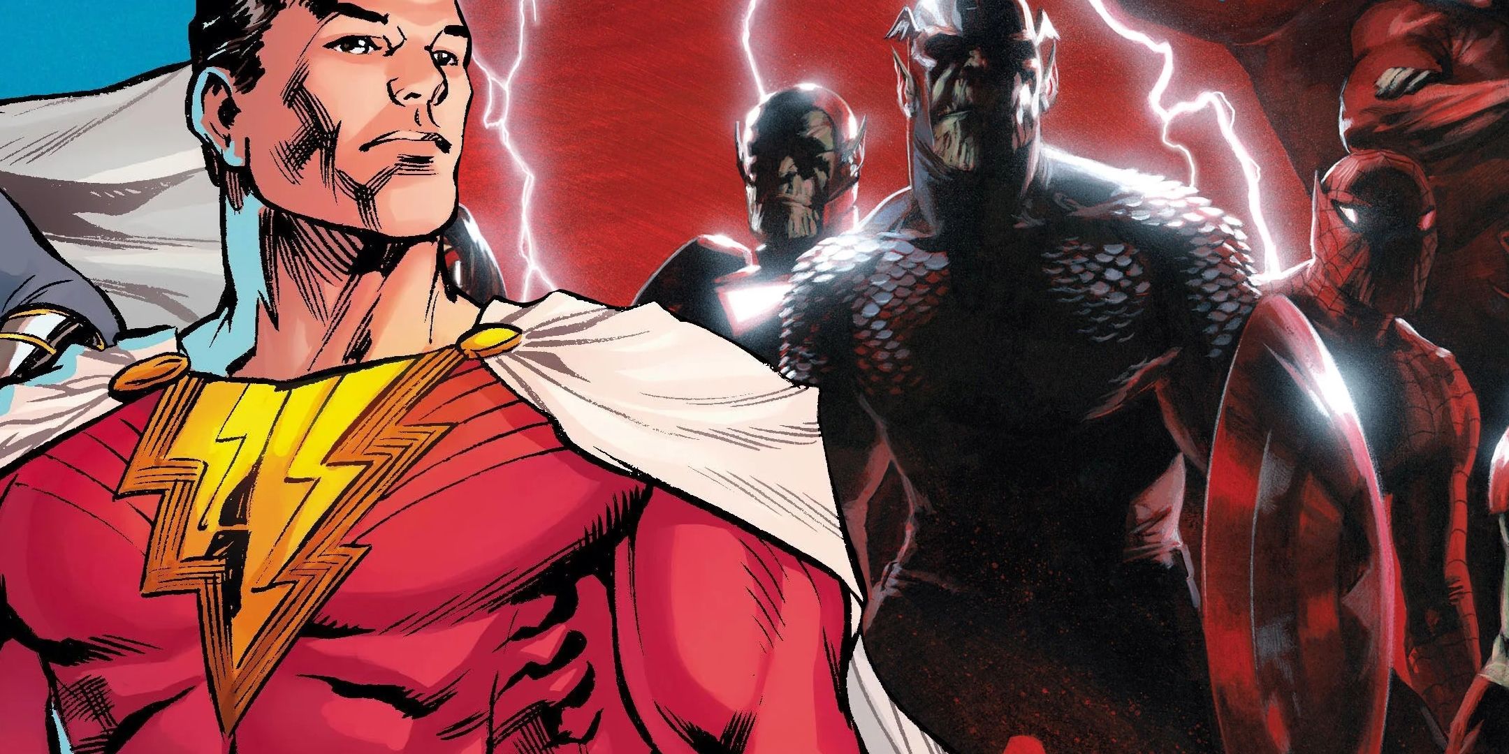 Shazam and Skrulls Featured DC