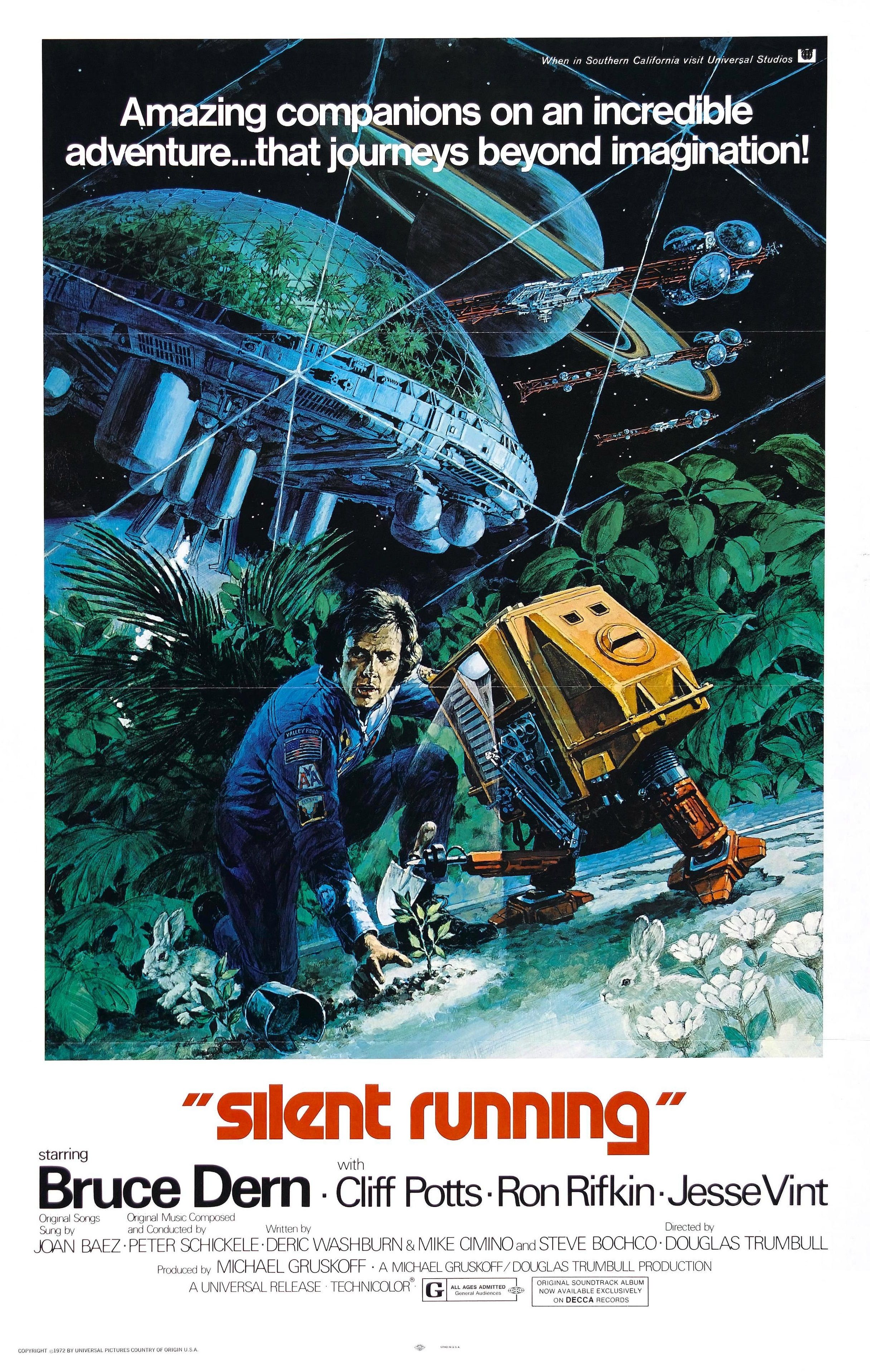 Silent Running 1972 Film Poster