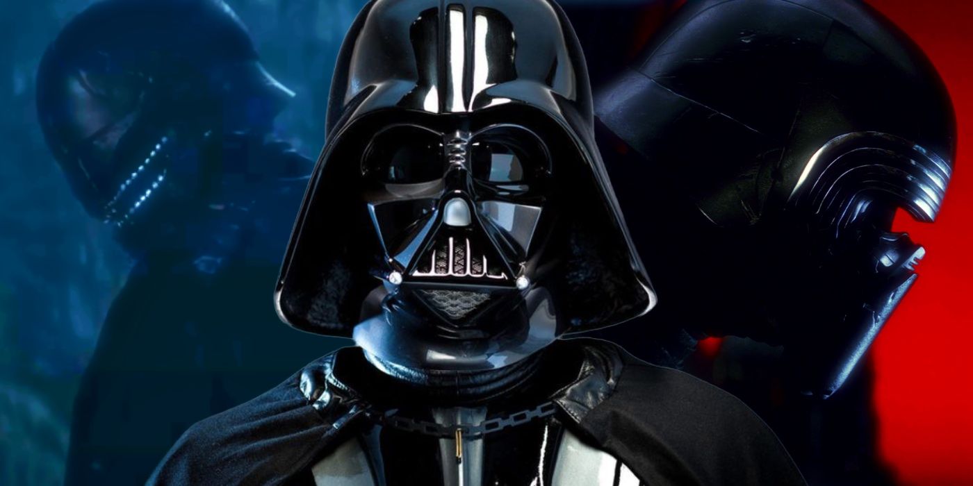 Sith Lord Masks Darth Vader, Kylo Ren, and New Acolyte Sith Lord Custom Image