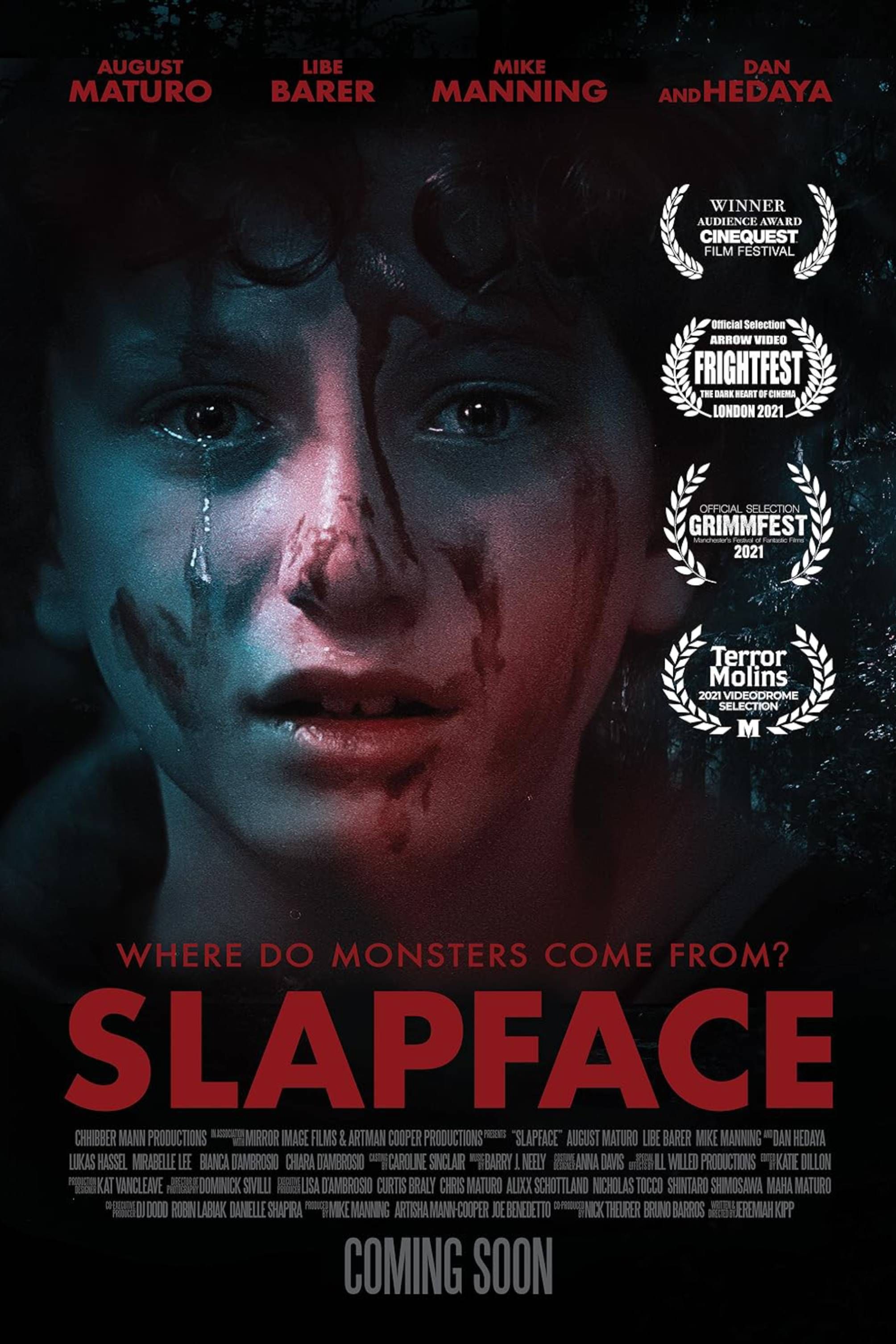 Slapface (2022) - Poster - Boy With Blood On face