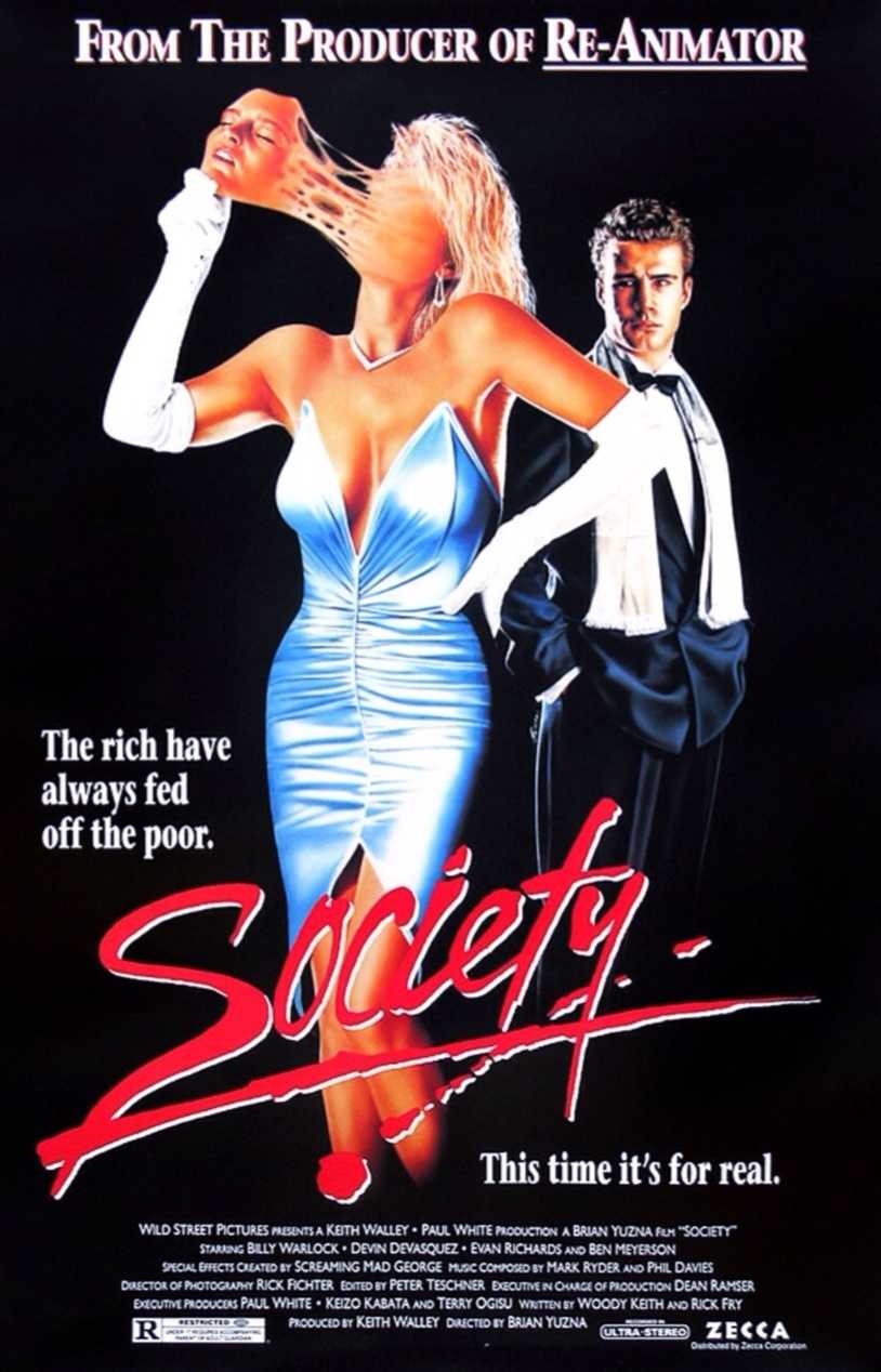 Society 1989 Film Poster