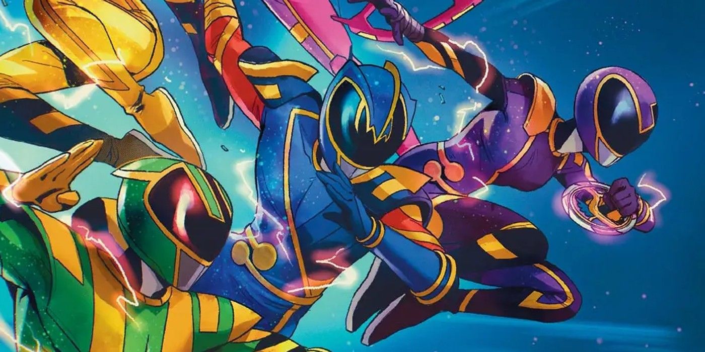 New Solar Rangers team leaping into action in Mighty Morphin Power Rangers #120