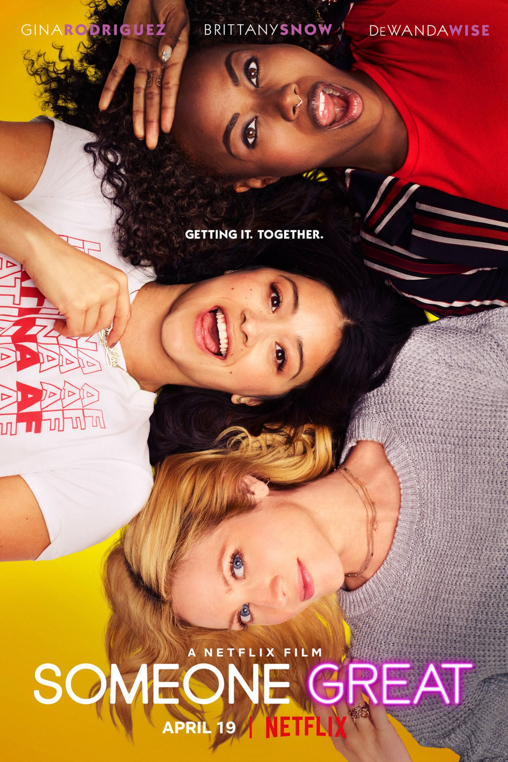 Someone Great (2019) - Poster - Gina Rodriguez, Brittany snow & DeWanda Wise