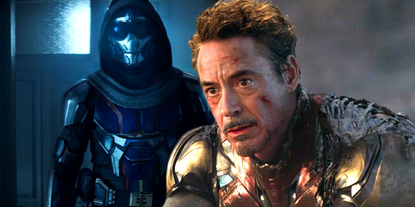 Split image of MCU's Iron Man and Taskmaster
