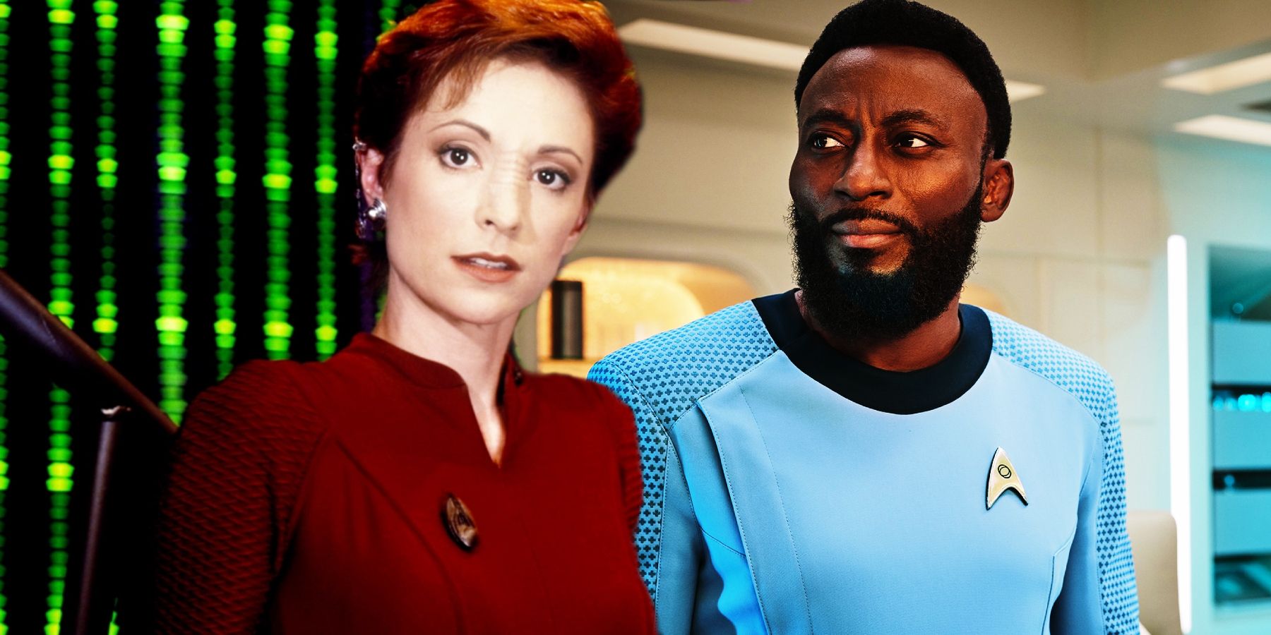 Major Kira de Deep Space Nine e Dr. M'Benga de Strange New Worlds