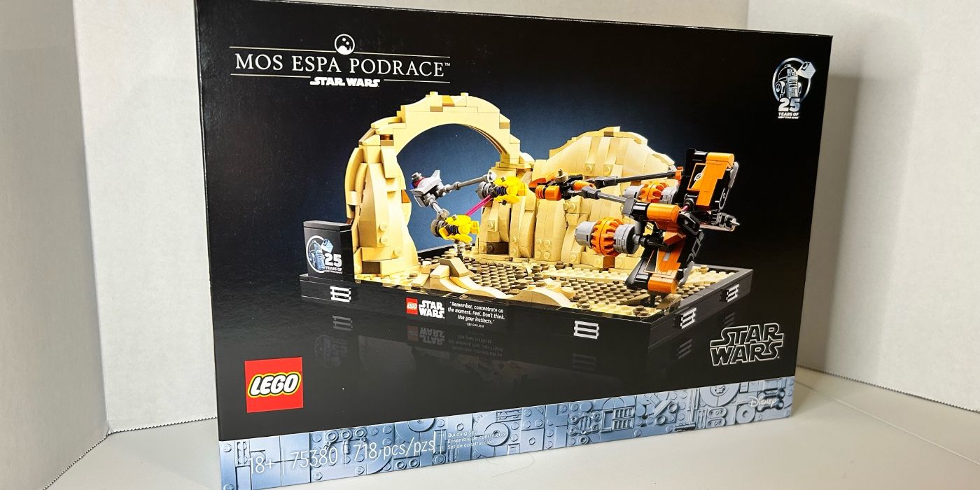 "Feel, Don't Think"- LEGO's New Mos Espa Podrace Diorama Brings High-Speed Action To Your Shelf (Review)