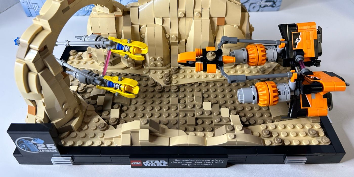 "Feel, Don't Think"- LEGO's New Mos Espa Podrace Diorama Brings High-Speed Action To Your Shelf (Review)