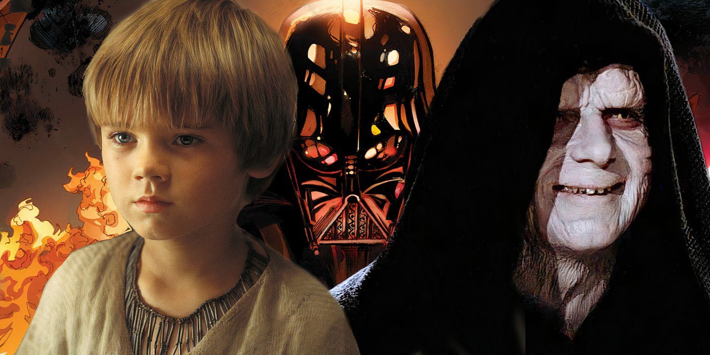 Star Wars Palpatine, Anakin, and Darth Vader