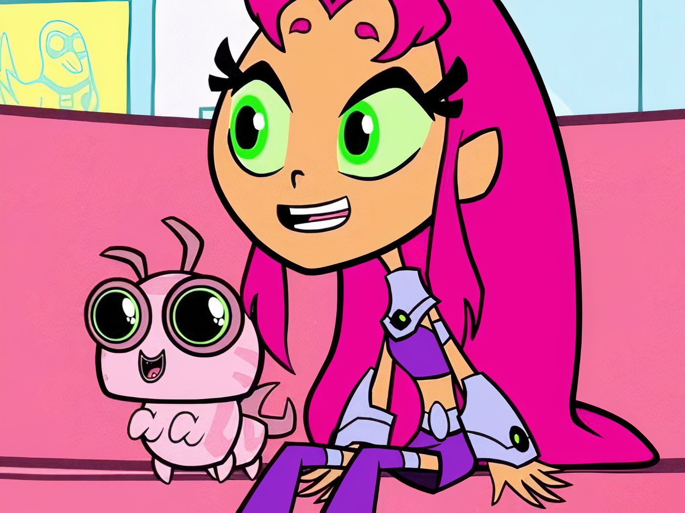 Starfire and silkie teen titans go
