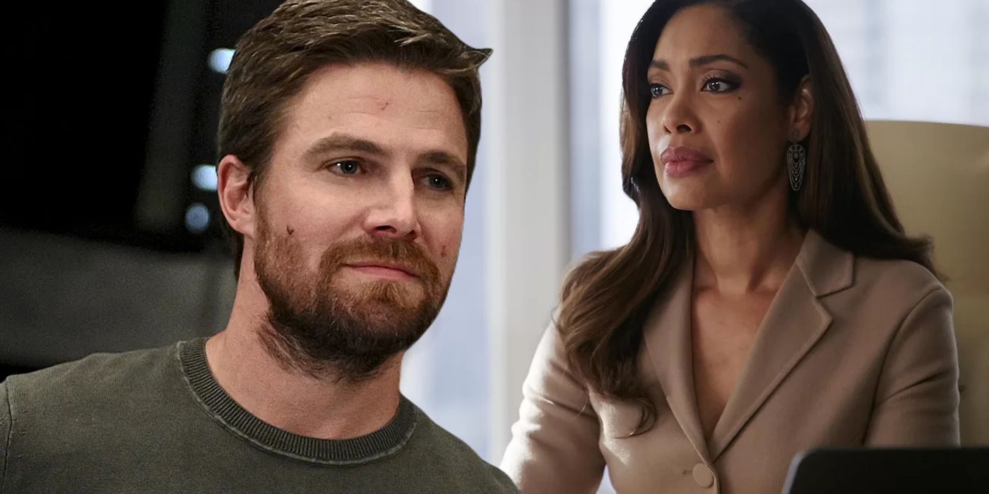 Stephen Amell in Arrow and Gina Torres in Suits