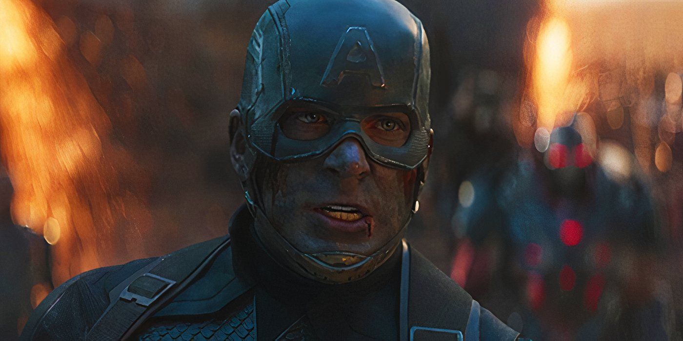 Steve Rogers' Captain America looking tired in Avengers Endgame