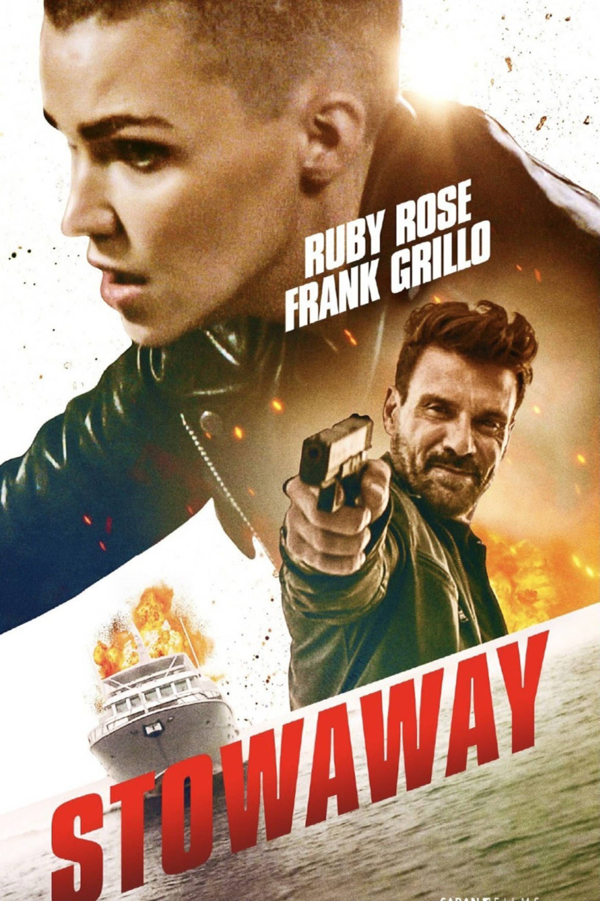 Stowaway (2022) - Poster - Ruby Rose &amp; Frank Grillo