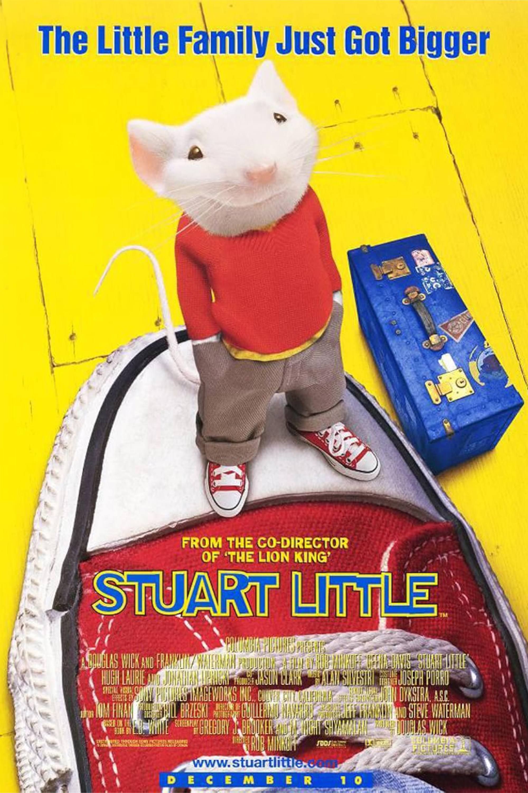 Stuart Little (1999) - Poster - Stuart standing on shoe