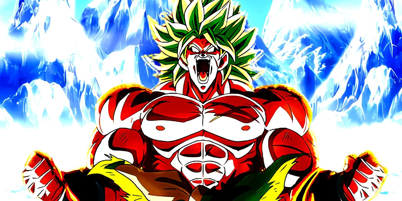Broly in his Super Saiyan Form as seen duirng the Dragon Ball Super movie. 
